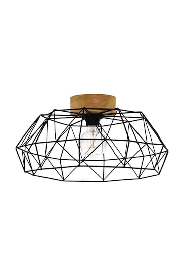 Buy Eglo Black Padstow 1 Light Industrial Ceiling Light from the Next UK  online shop