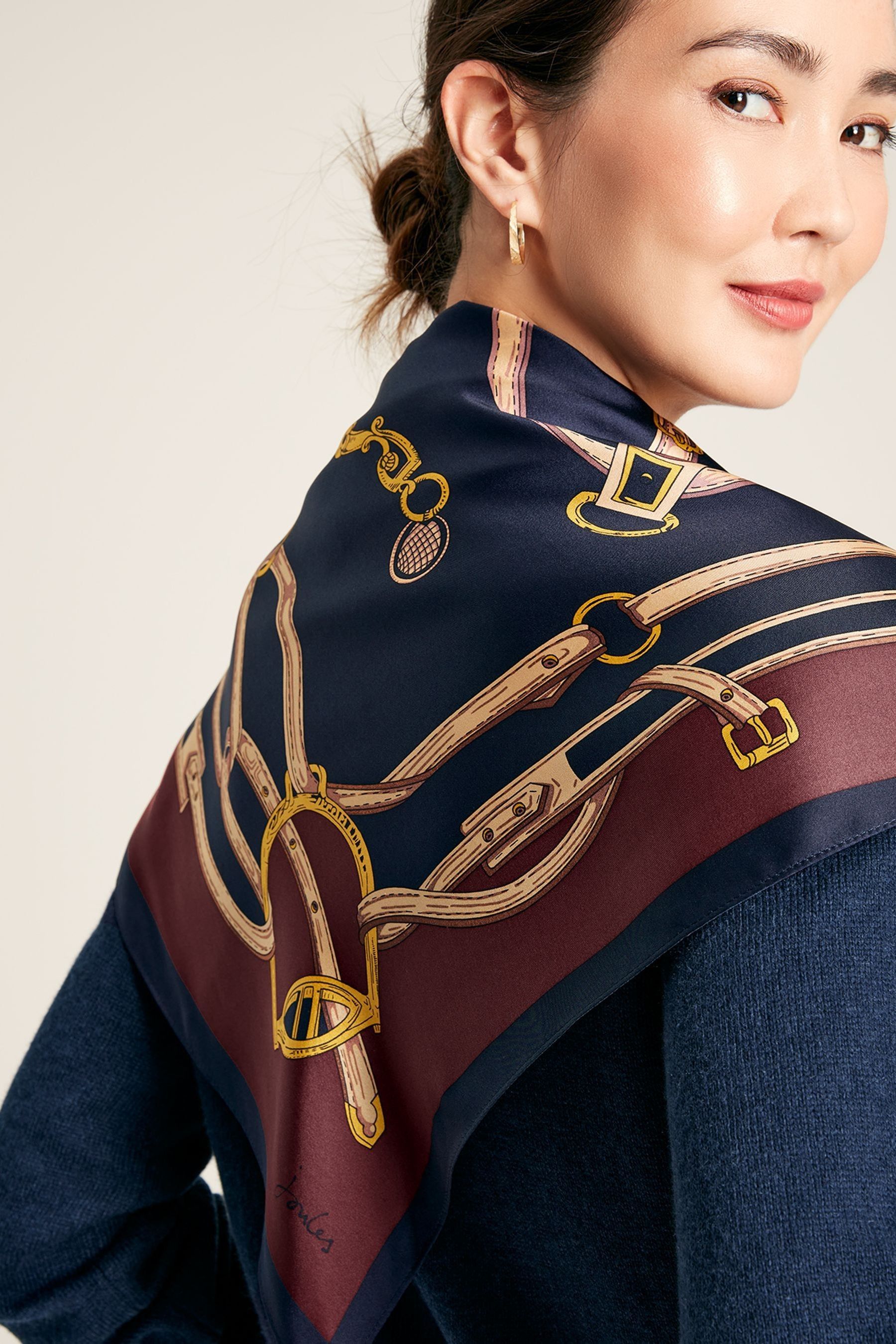 Joules silk scarves sale