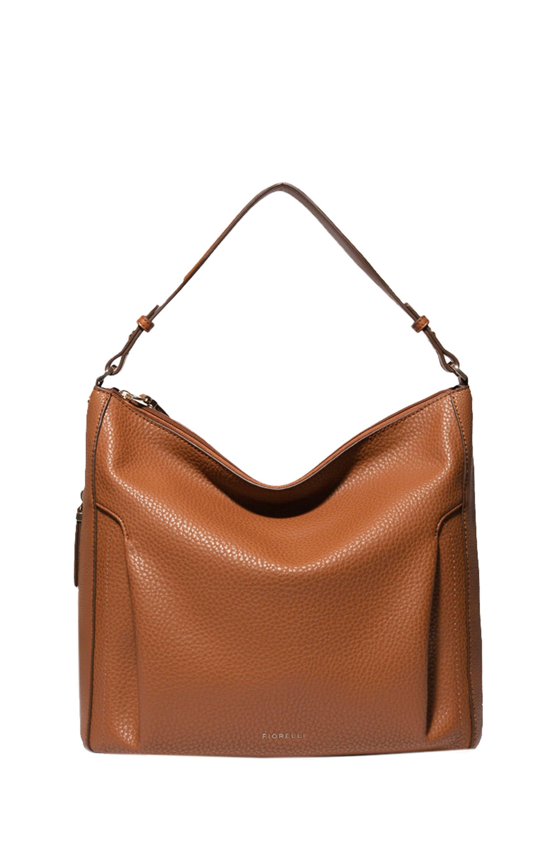BEAUTIFUL FIORELLI TOTE Hand/Shoulder Bag Chestnut Brown Golden Zip With 3  Purse £35.00 - PicClick UK