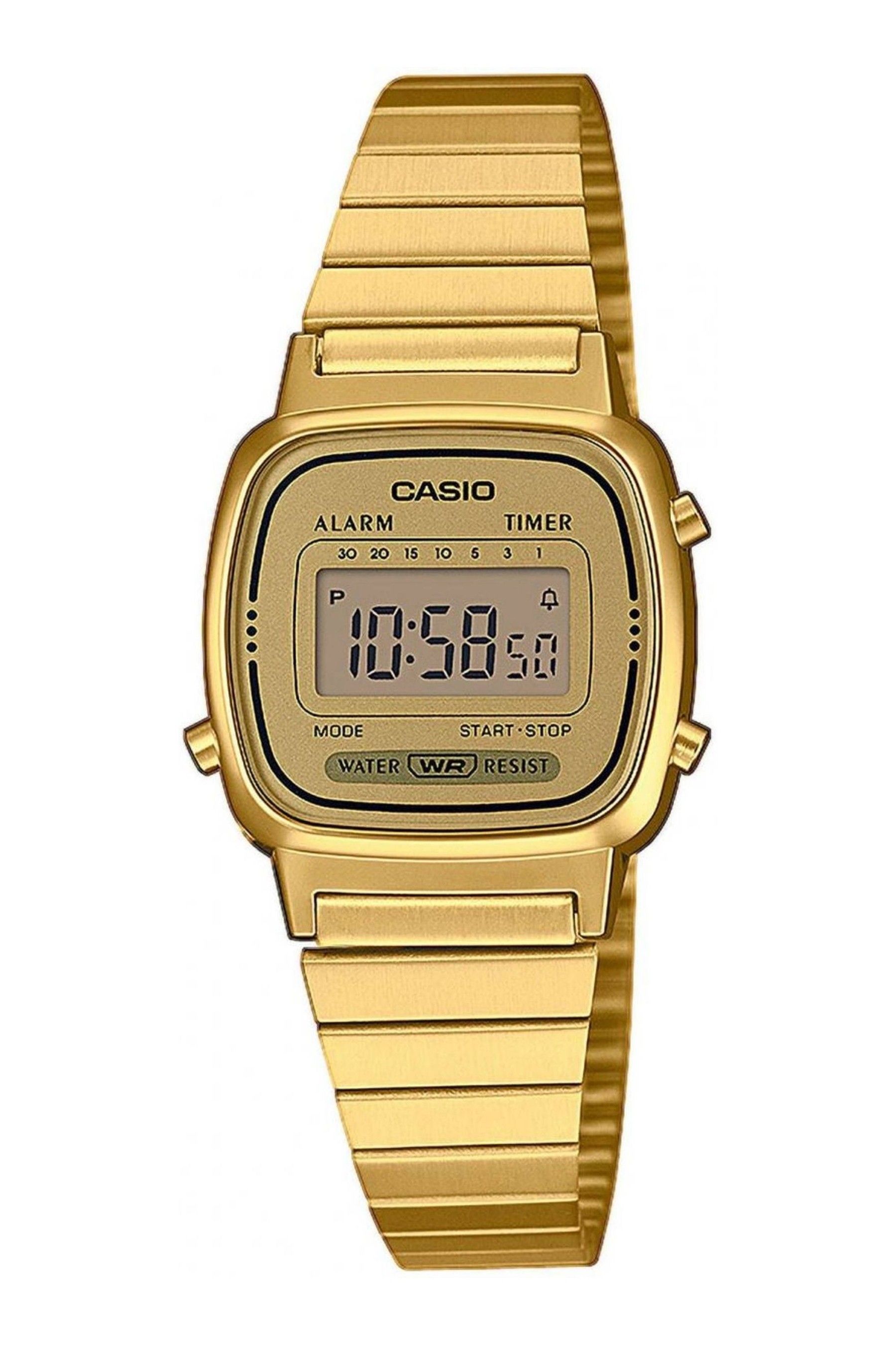 Buy Casio Classic Collection Gold and LCD Gold Plated Stainless