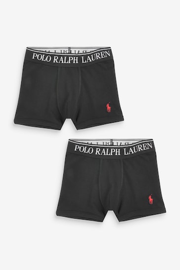Polo Ralph Lauren Boys Cotton Stretch Logo Boxers 2 Pack