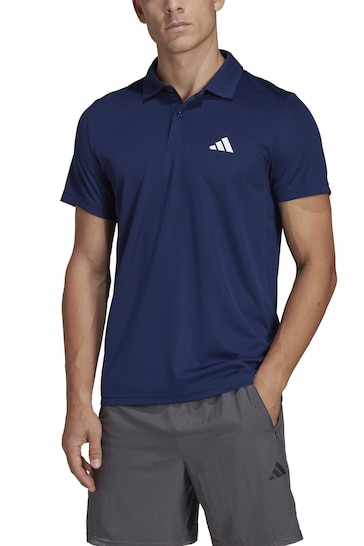 adidas Blue Train Essentials Training Polo Shirt