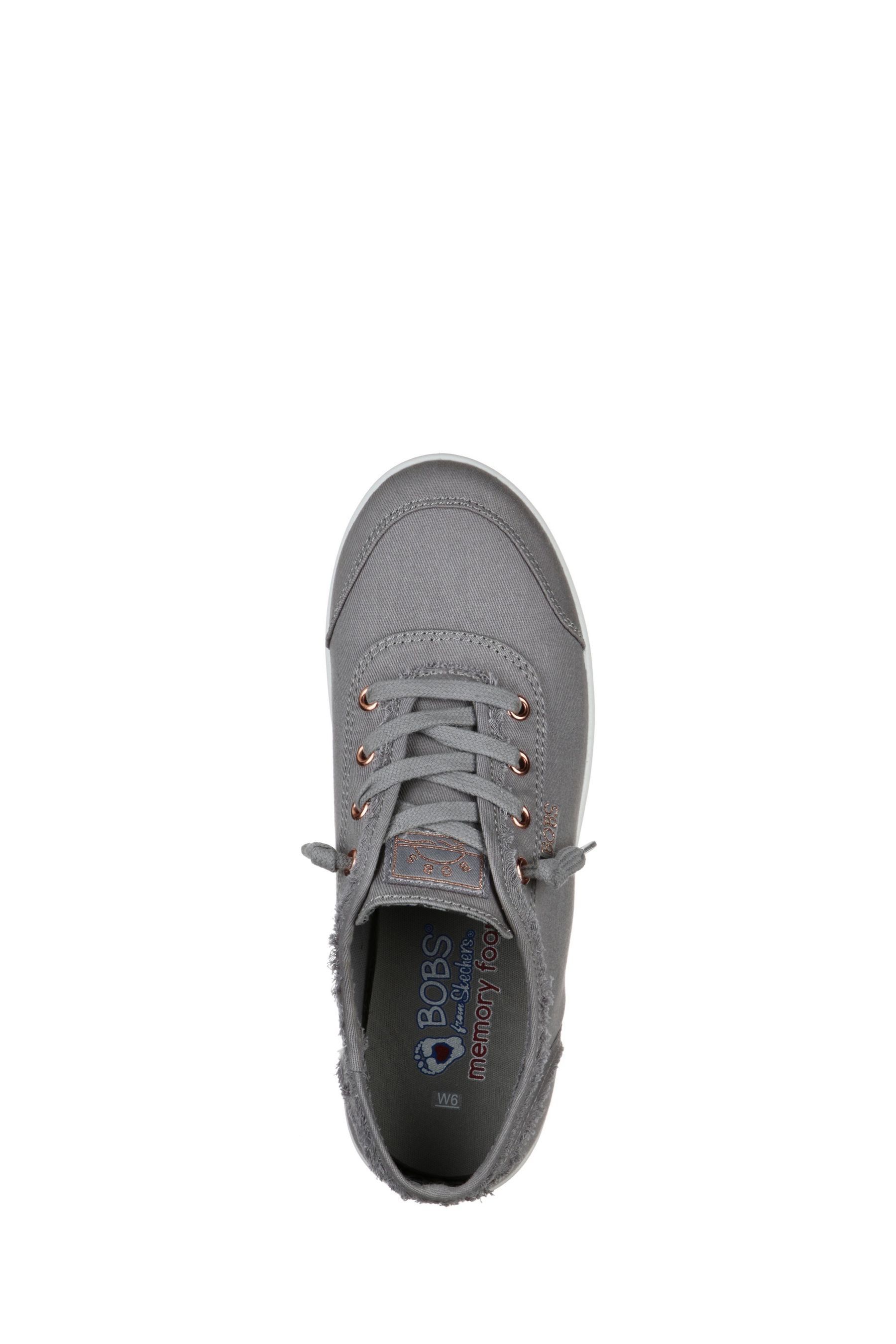 Skechers grey and pink hot sale trainers