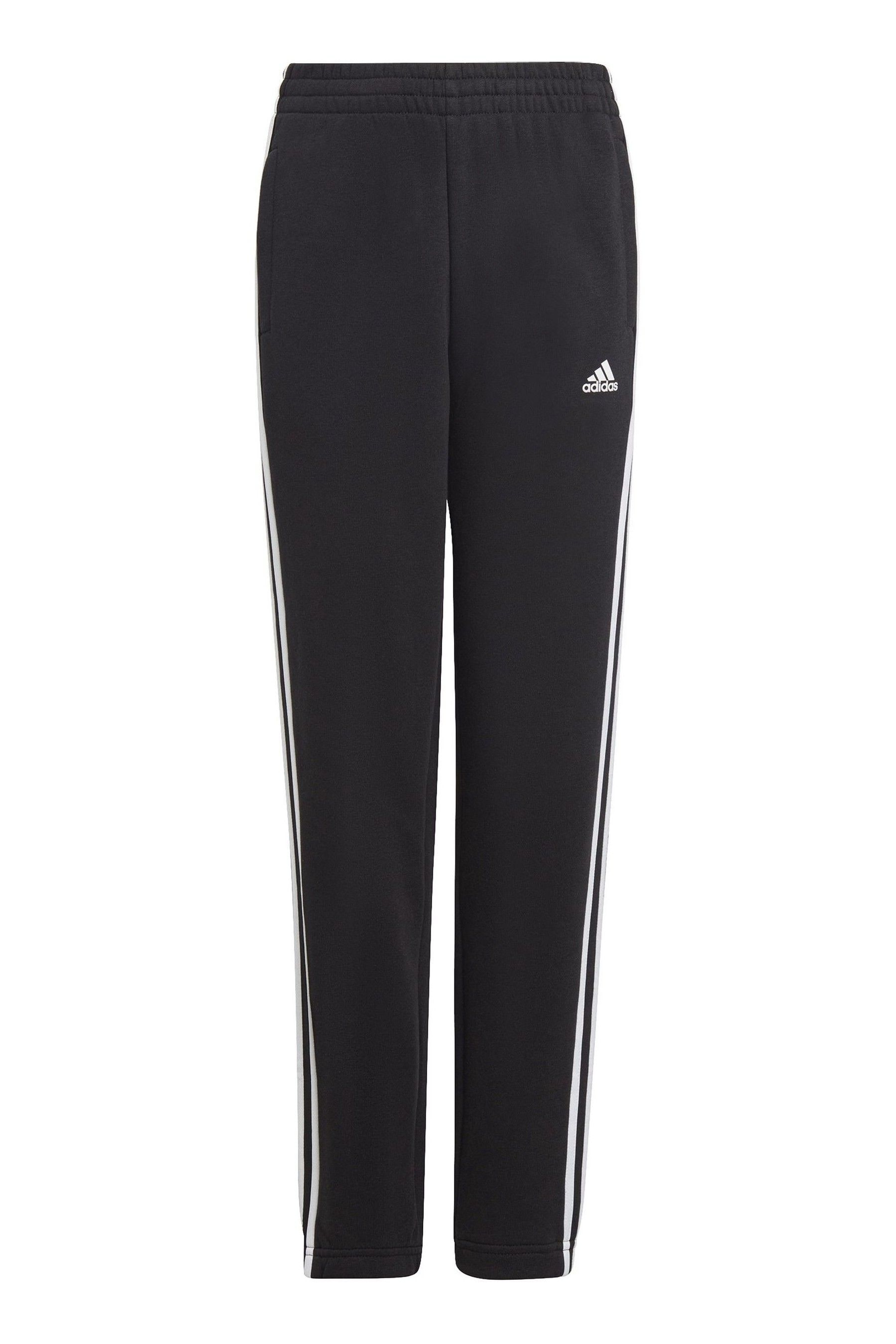 Girls adidas black and white pants on sale