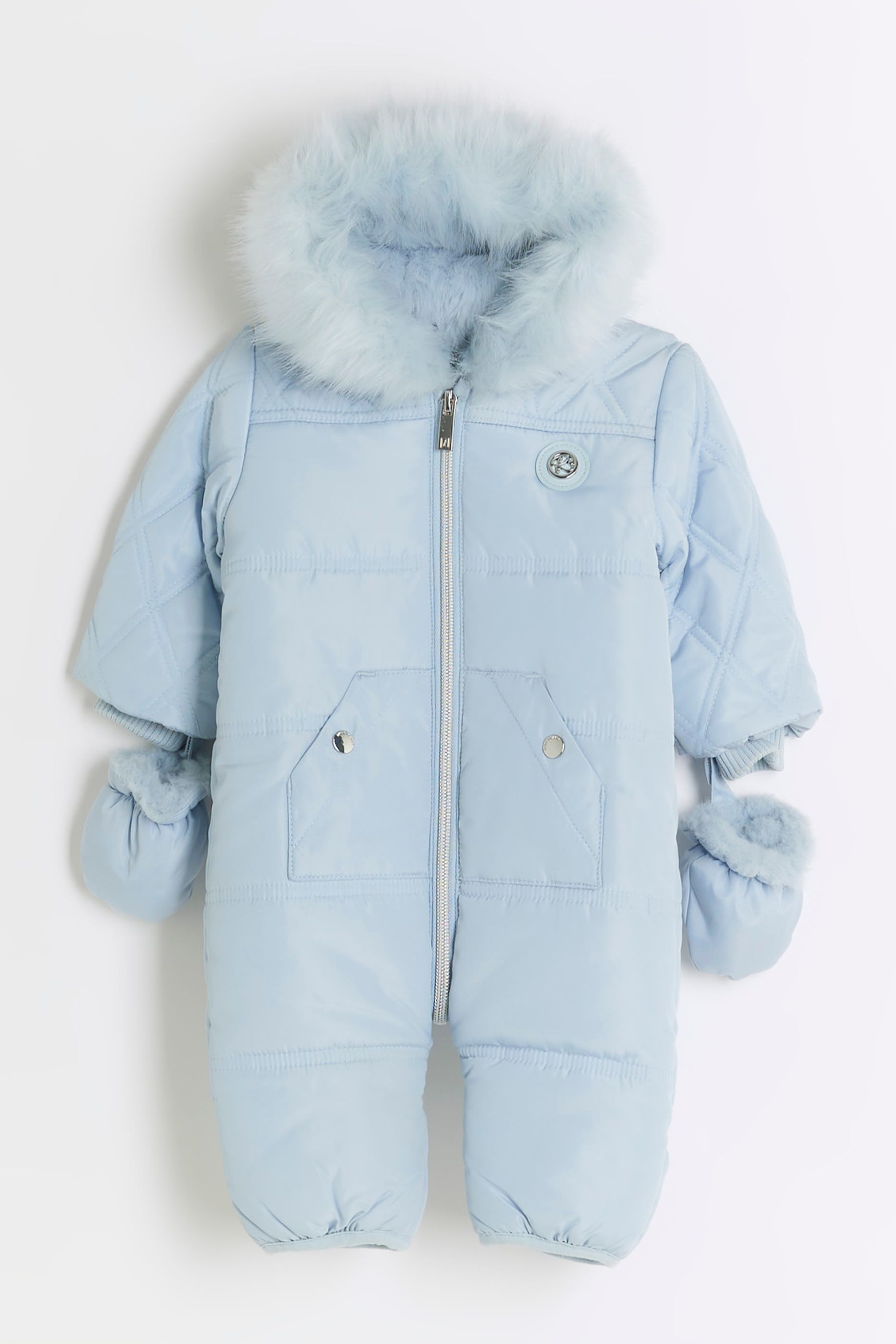 Baby girl snowsuit river island clearance