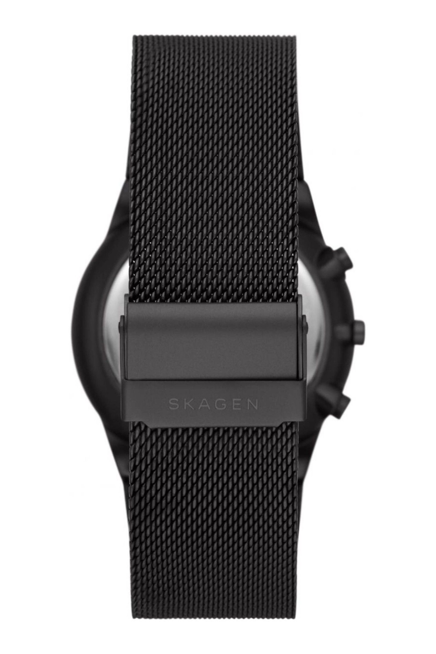 Buy Skagen Gents Melbye Chronograph Black Watch from the Next UK