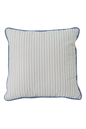 Laura Ashley Blue Shirting Stripe Laura Ashley Outdoor Scatter Cushion Cushion