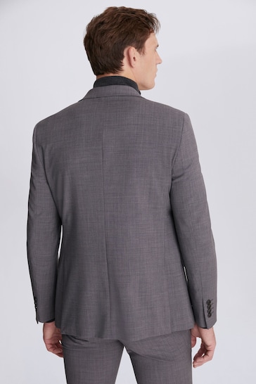 DKNY Slim Fit Grey Suit: Jacket