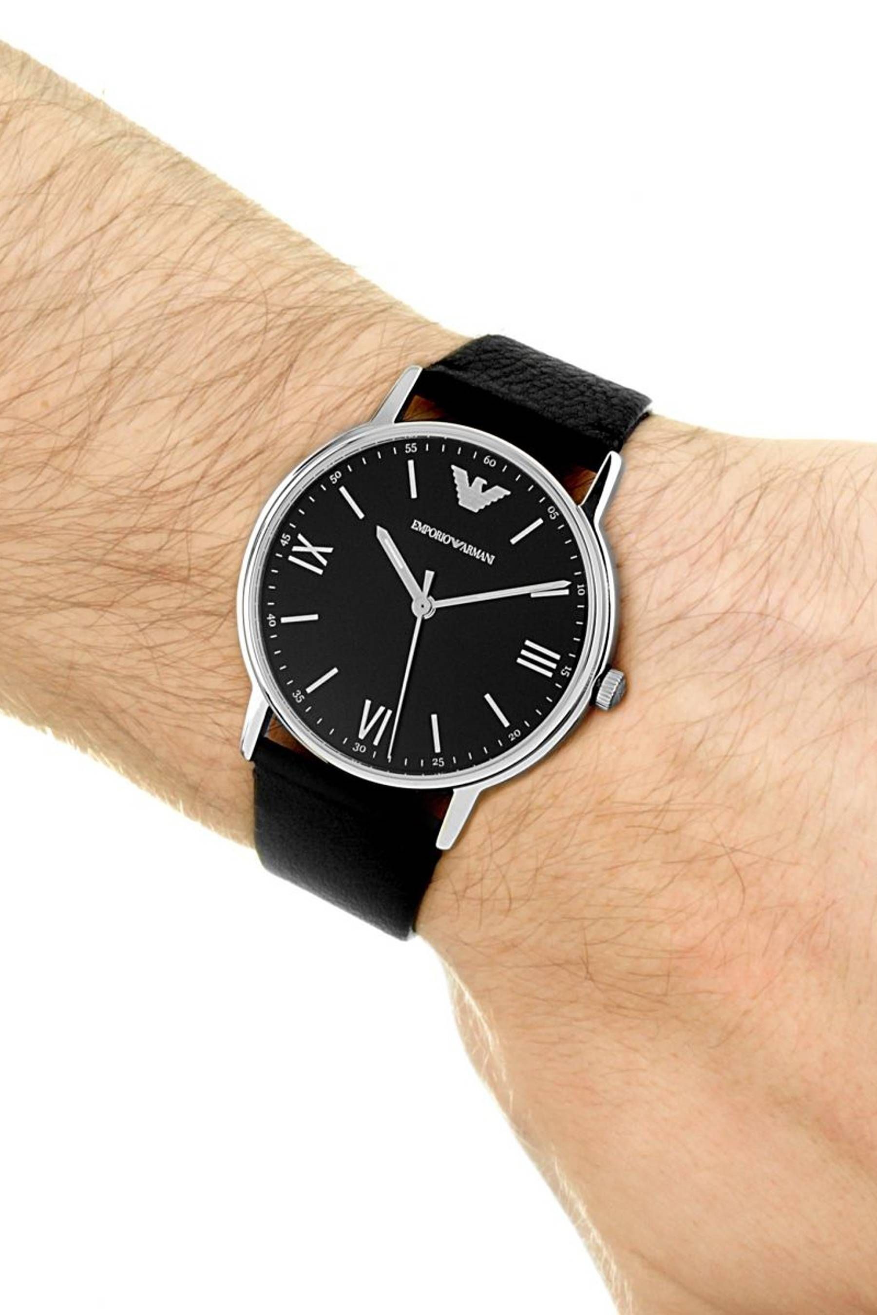 Emporio Armani Gents Kappa Black Dress Watch