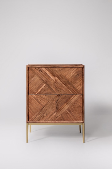 Swoon Brown Norrebro Bedside Table