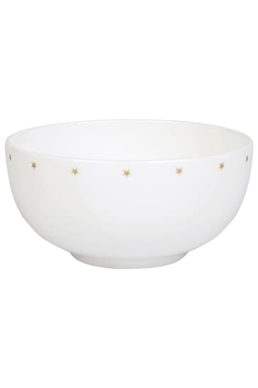 Sophie Allport White Christmas Holly & Berry Nibbles Bowl