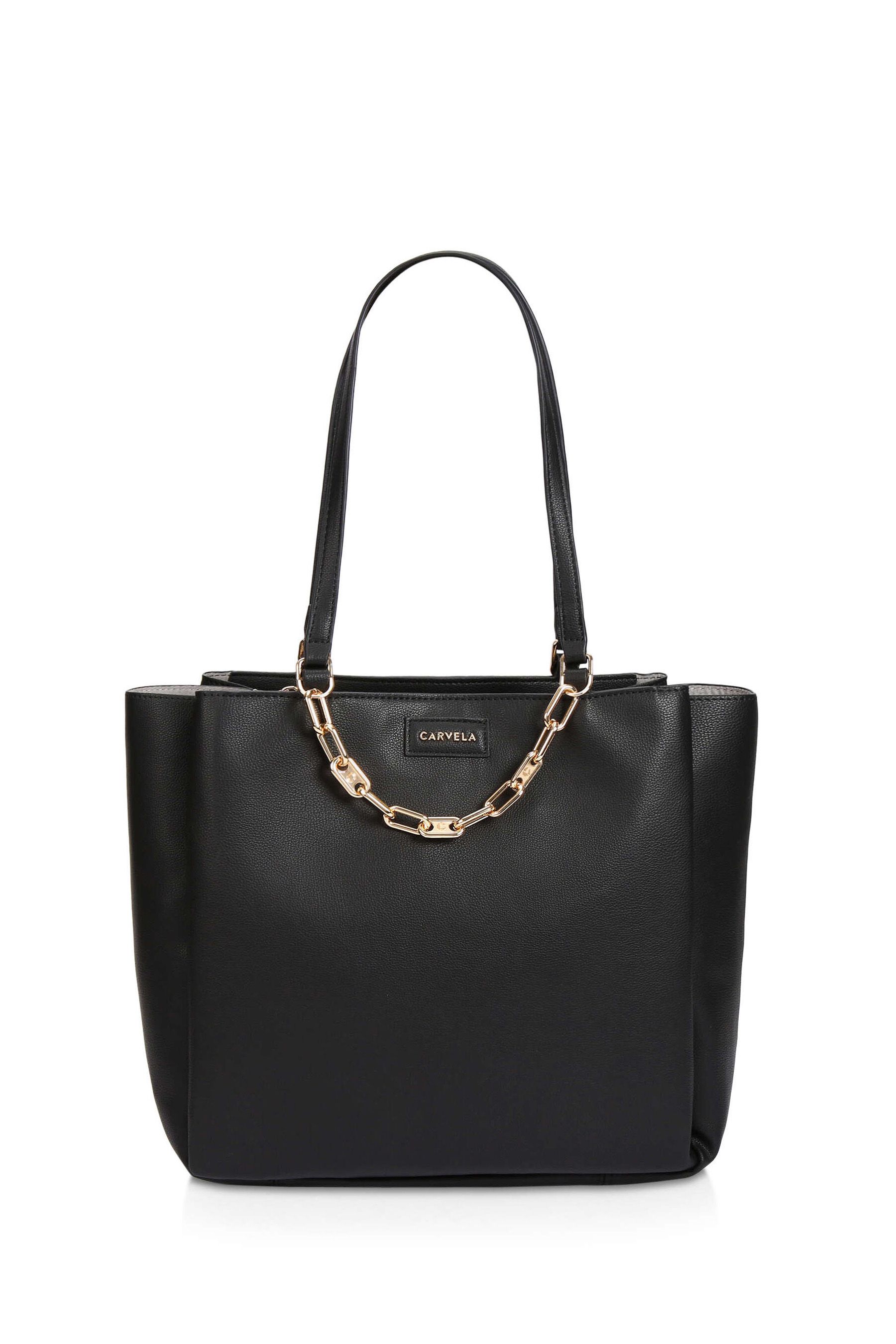 Carvela Black Leoni Winged Tote Bag