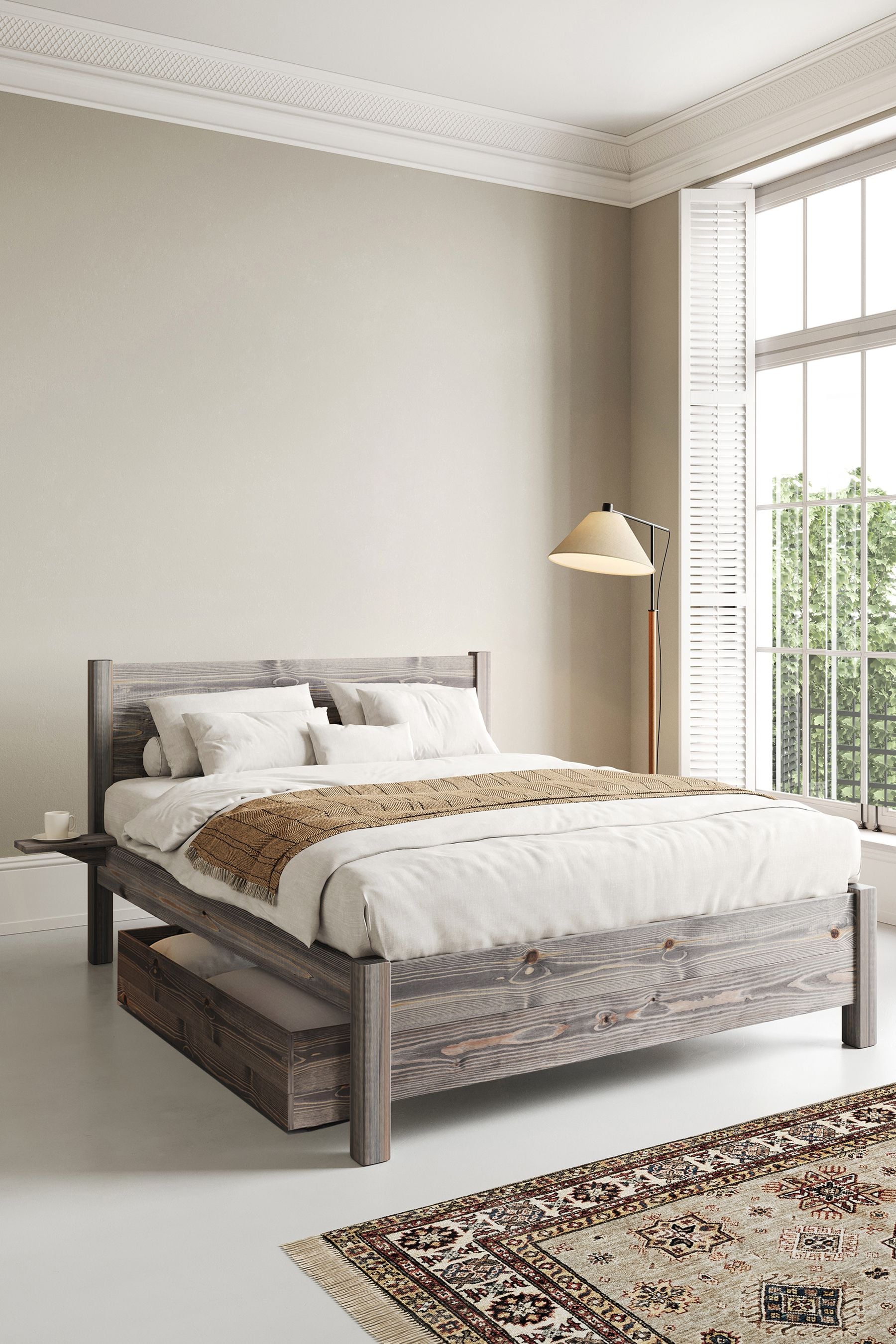 Grey washed shop bedroom furniture
