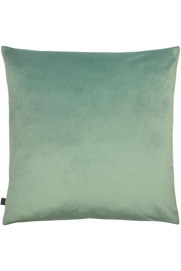 Ashley Wilde Green Eucalyptus Dinaric Cut Velvet Cushion