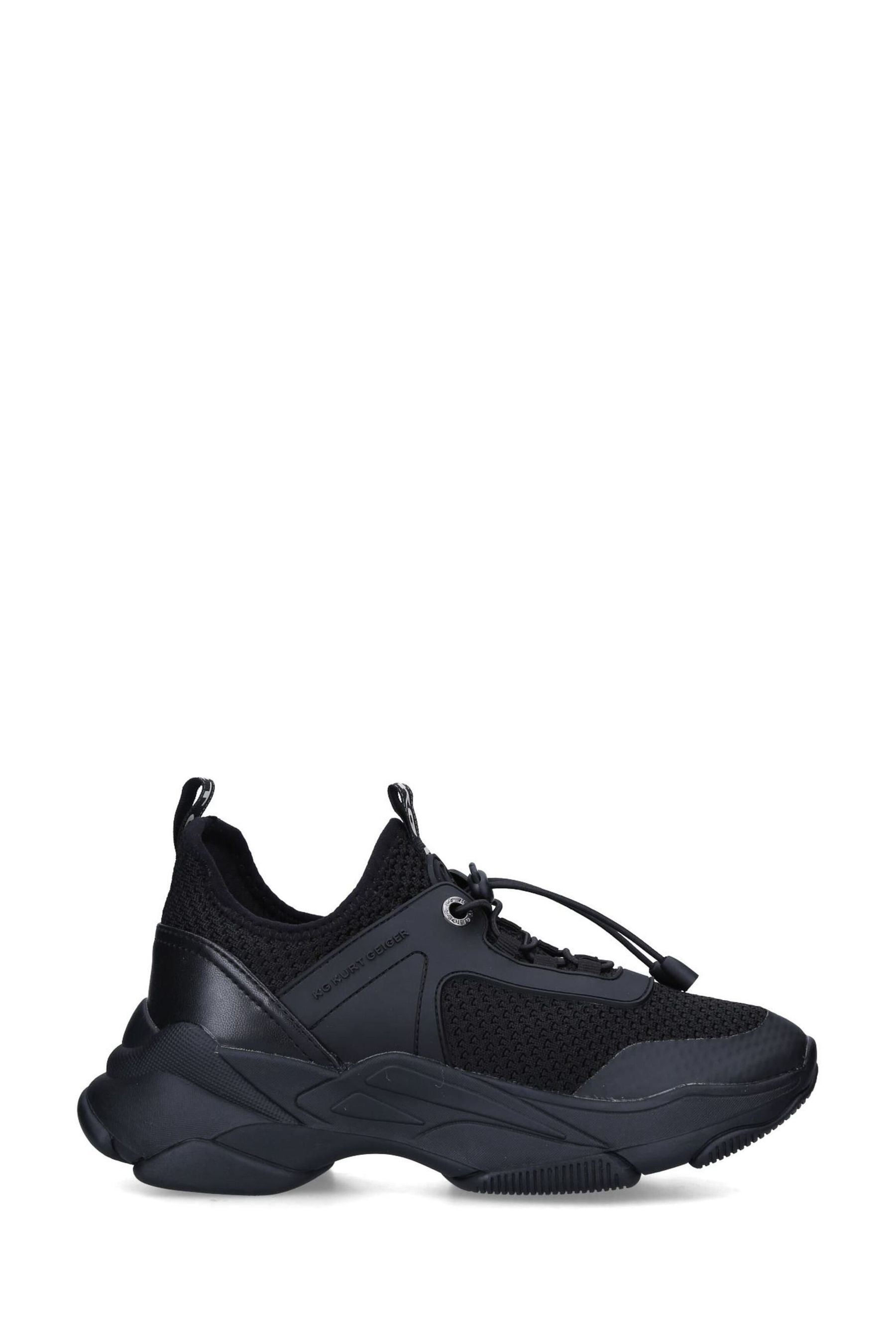 Kurt geiger black trainers cheap