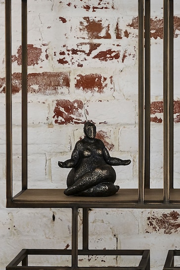 Libra Interiors Bronze Freya Meditating Feminine Form Sculpture