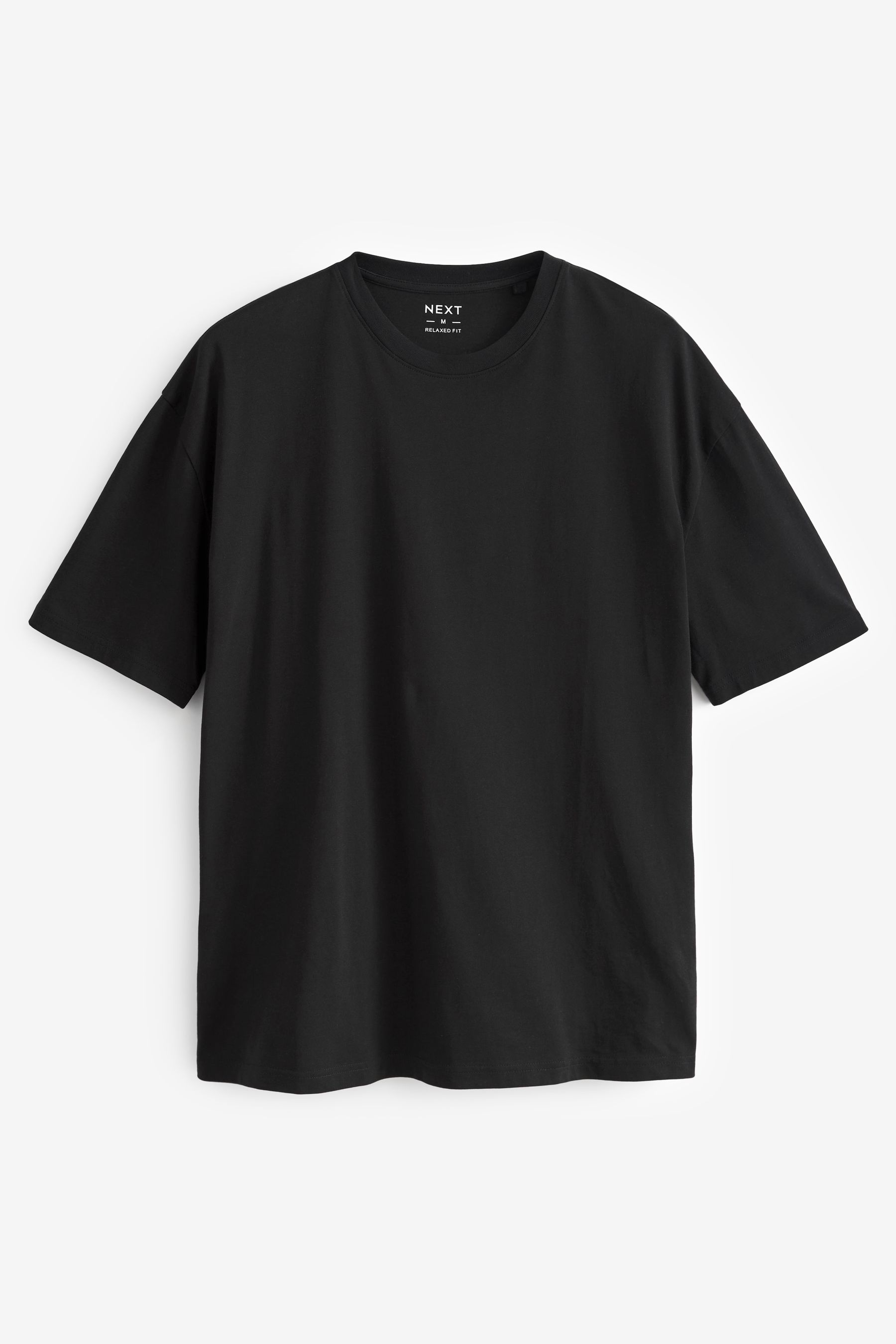 Black crew neck tee clearance