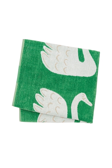 Scion Green Swim Swam Swan Towel
