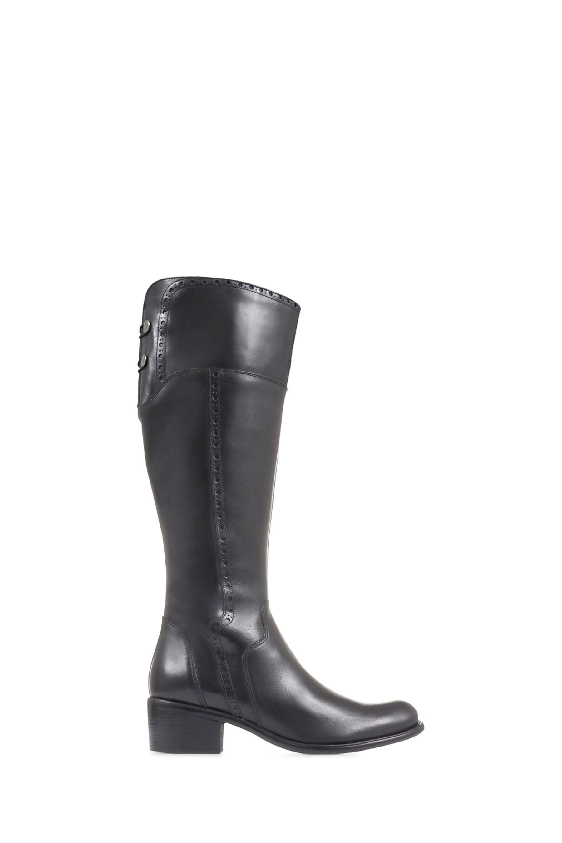 Buy Jones Bootmaker Rachel Black Leather Rider Boots from the Next