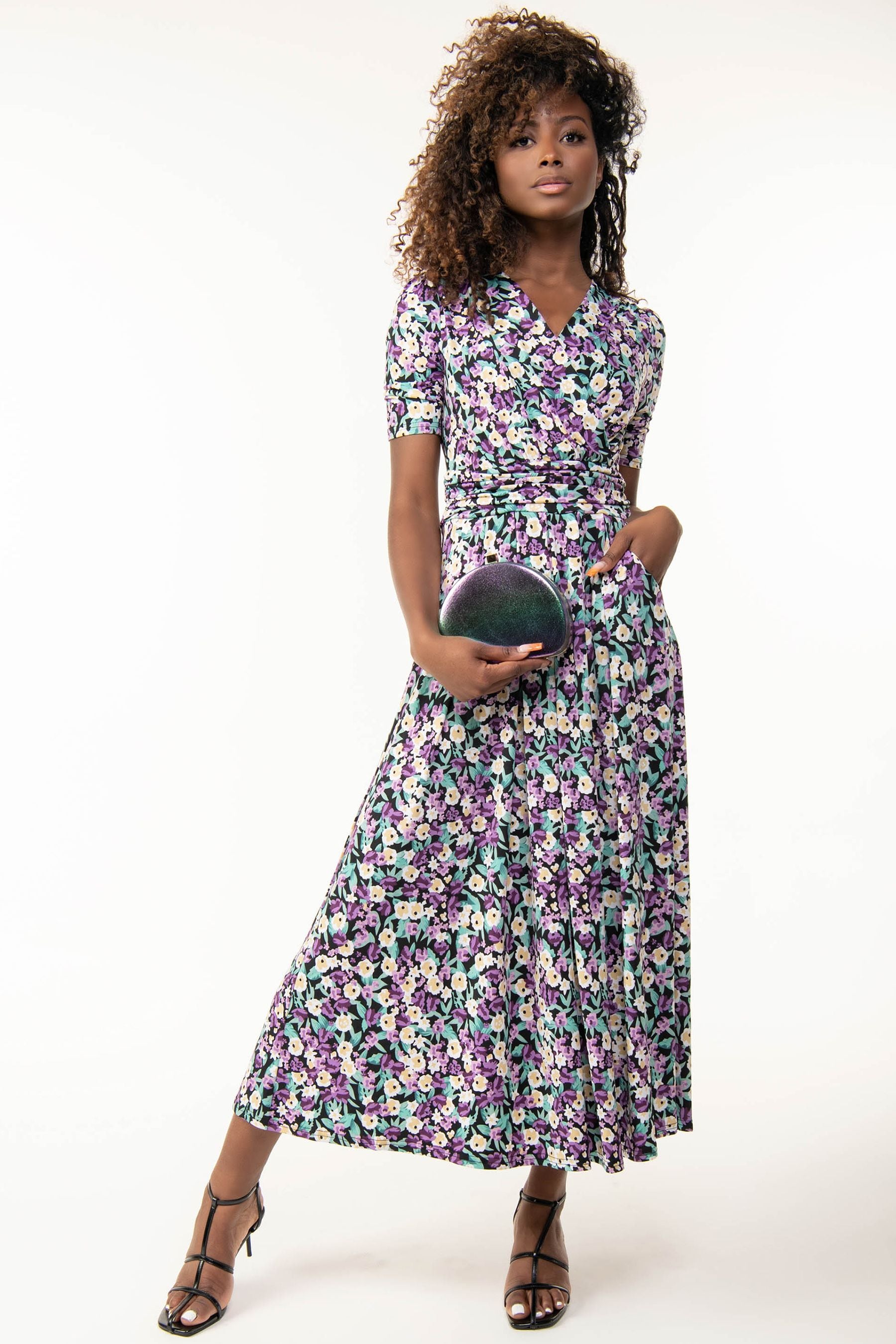 Jolie moi top purple dress