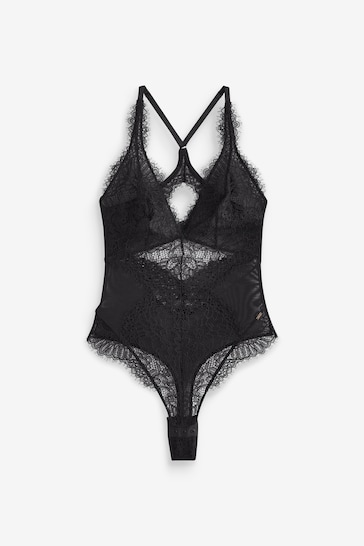 Buy Lipsy Lace Low Plunge Bodysuit from the Next UK online shop