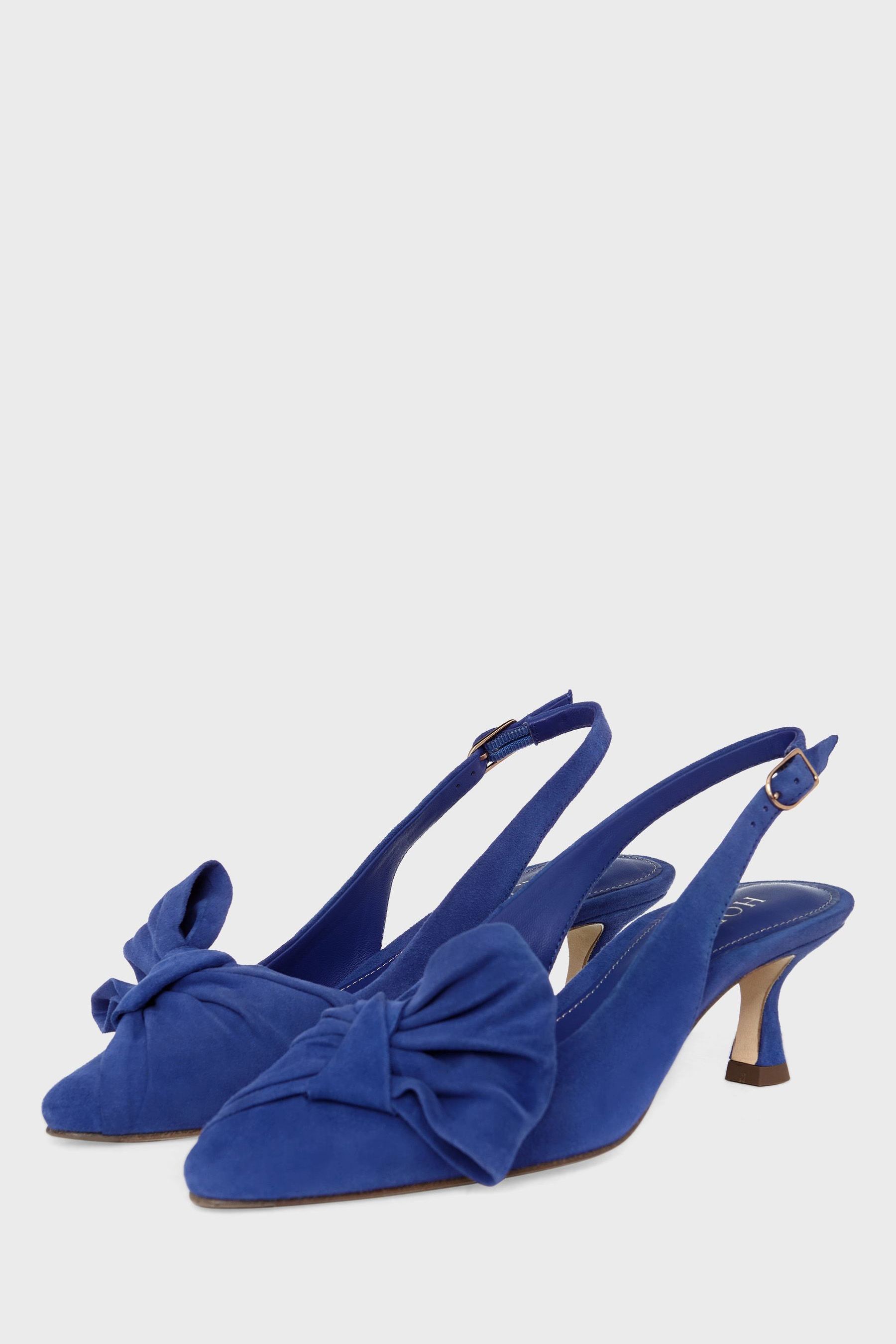 Blue sales slingback sandals