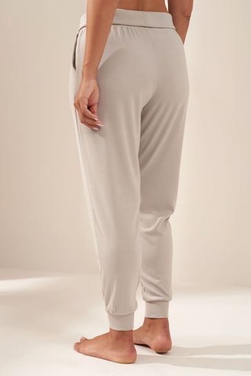 Truly Grey Greige Ribbed Hareem Joggers
