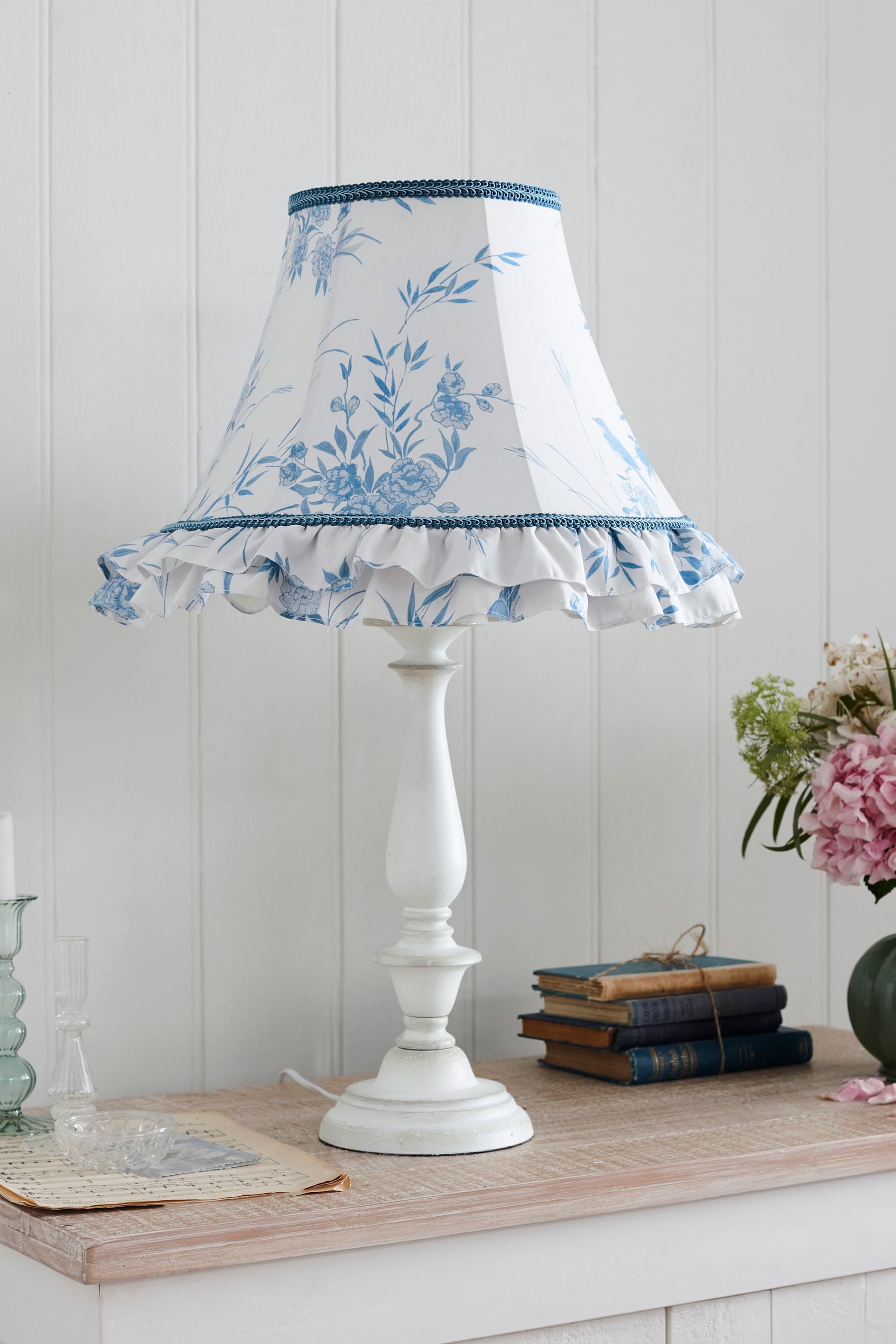 Buy Shabby Chic by Rachel Ashwell White Delilah Table Lamp from