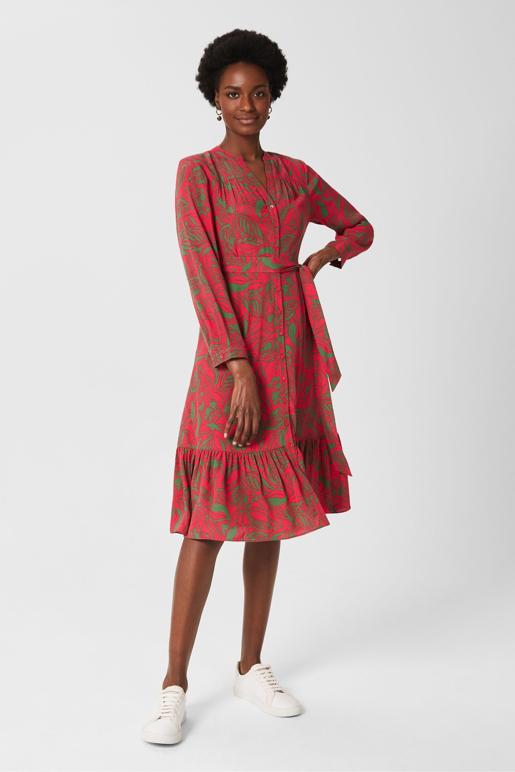 Hobbs red dress shop