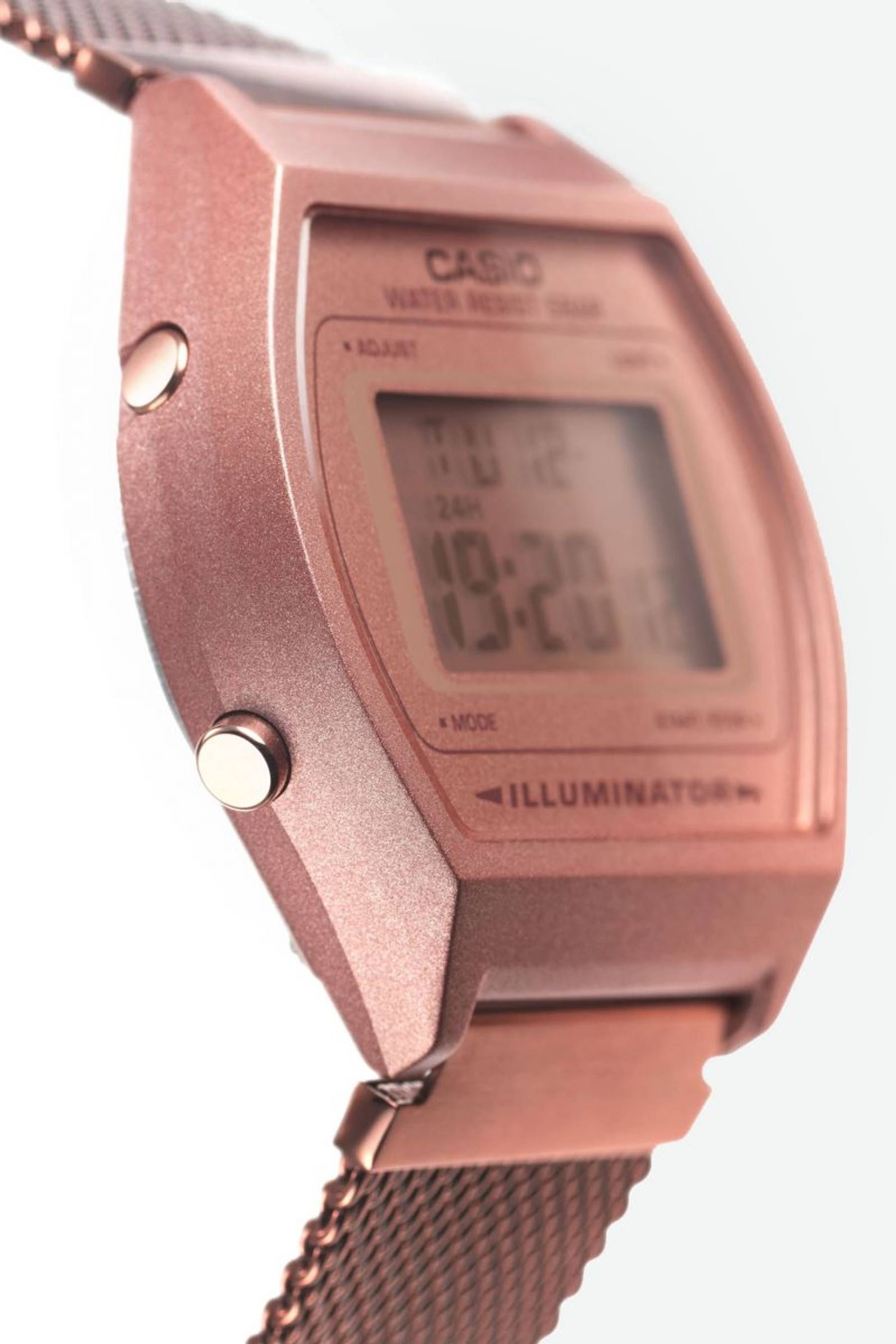 Casio Collection Rose Gold and Rose Plastic Resin Quartz Watch
