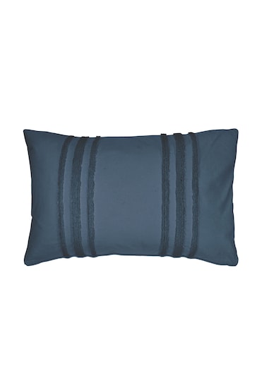 DKNY Blue Chenille Stripe Pillowcase