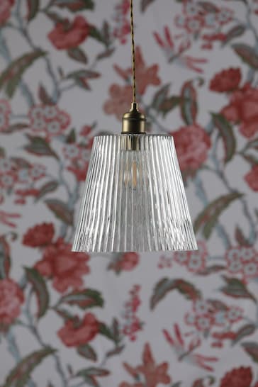 Laura Ashley Brass Callaghan Grand Ceiling Light Pendant