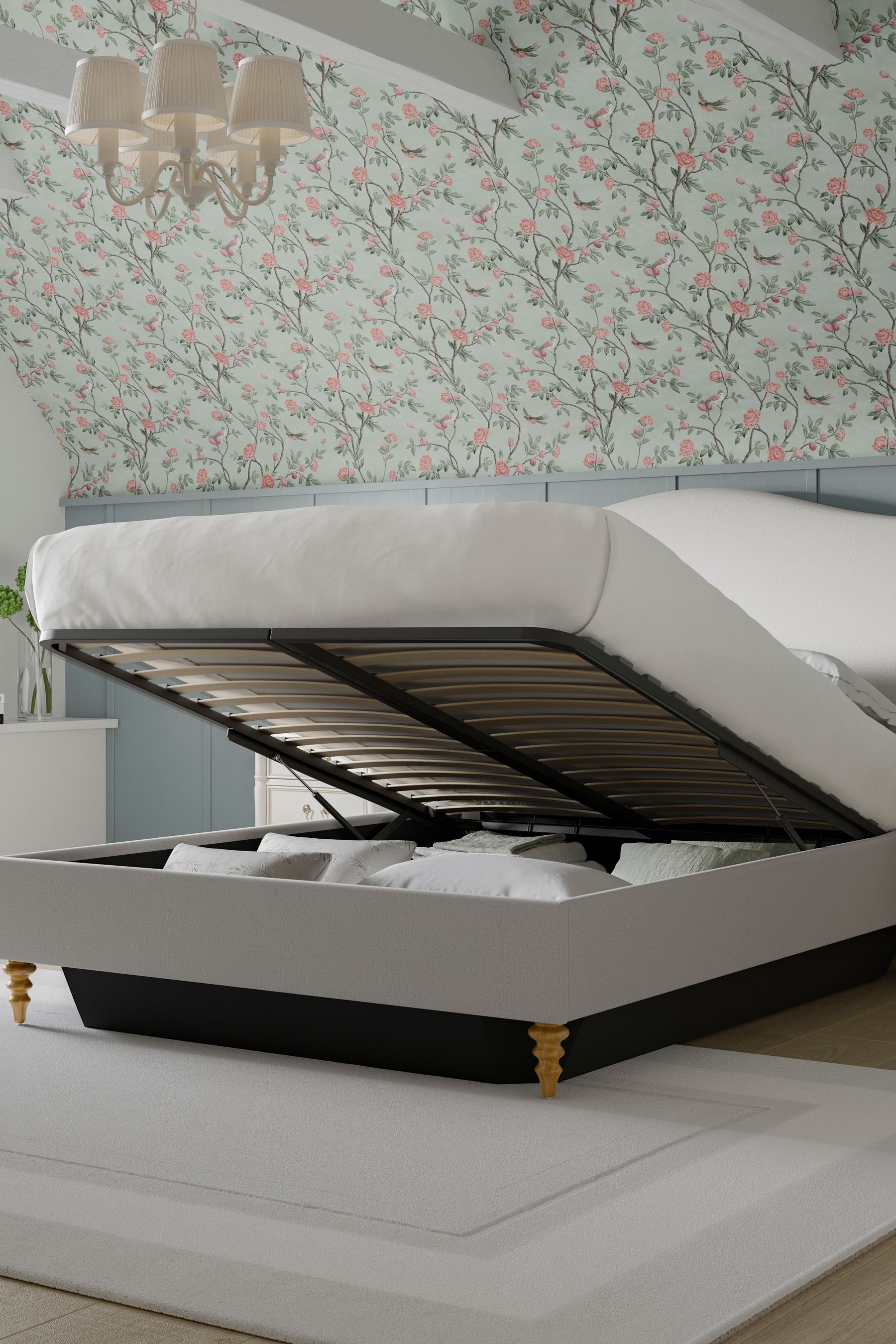 Laura ashley ottoman bed sale