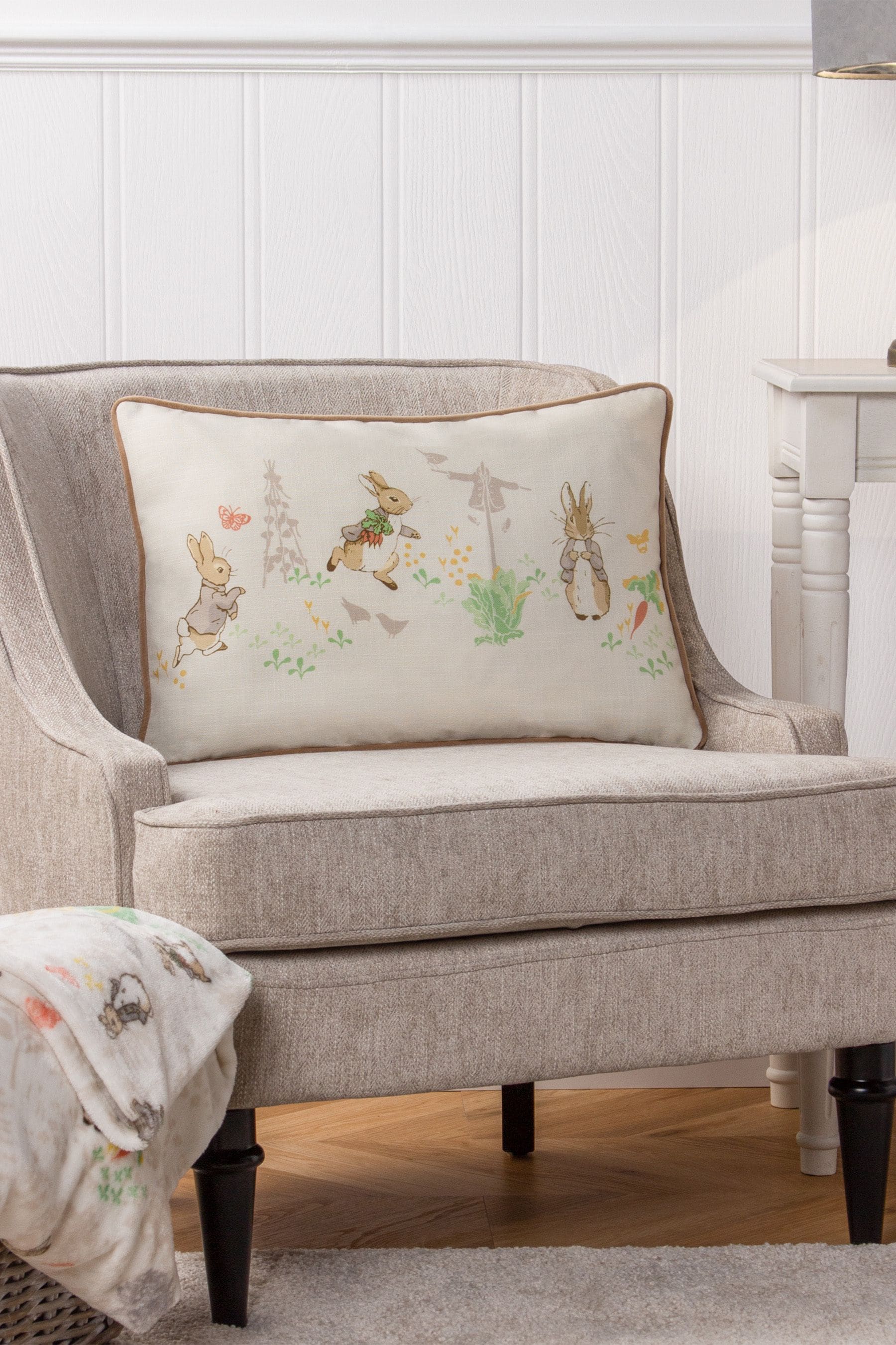 Buy Peter Rabbit Natural Classic Watercolour Cushion from the