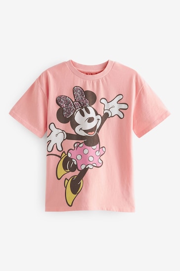 Pink Mickey & Minnie Oversized License T-Shirt (3-16yrs)