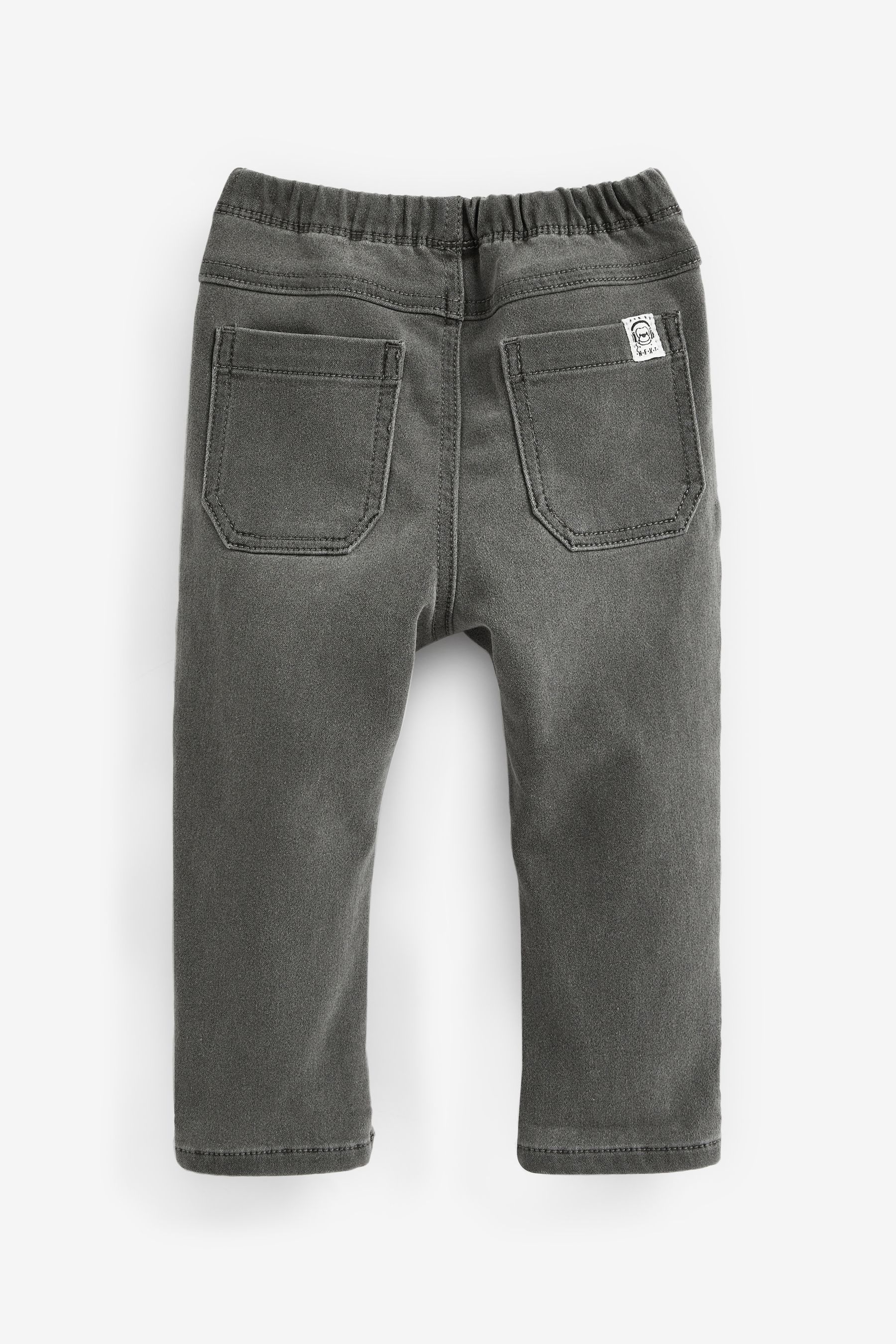 White stretch pull on jeans sales
