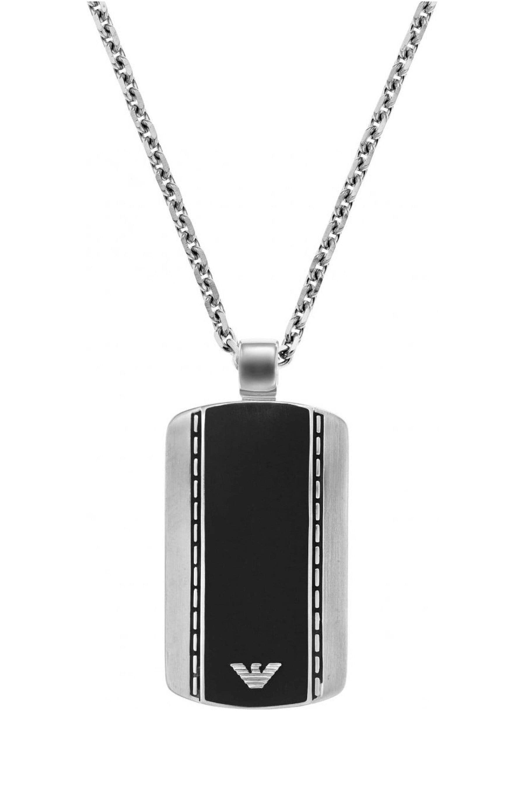 Armani dog best sale tag chain