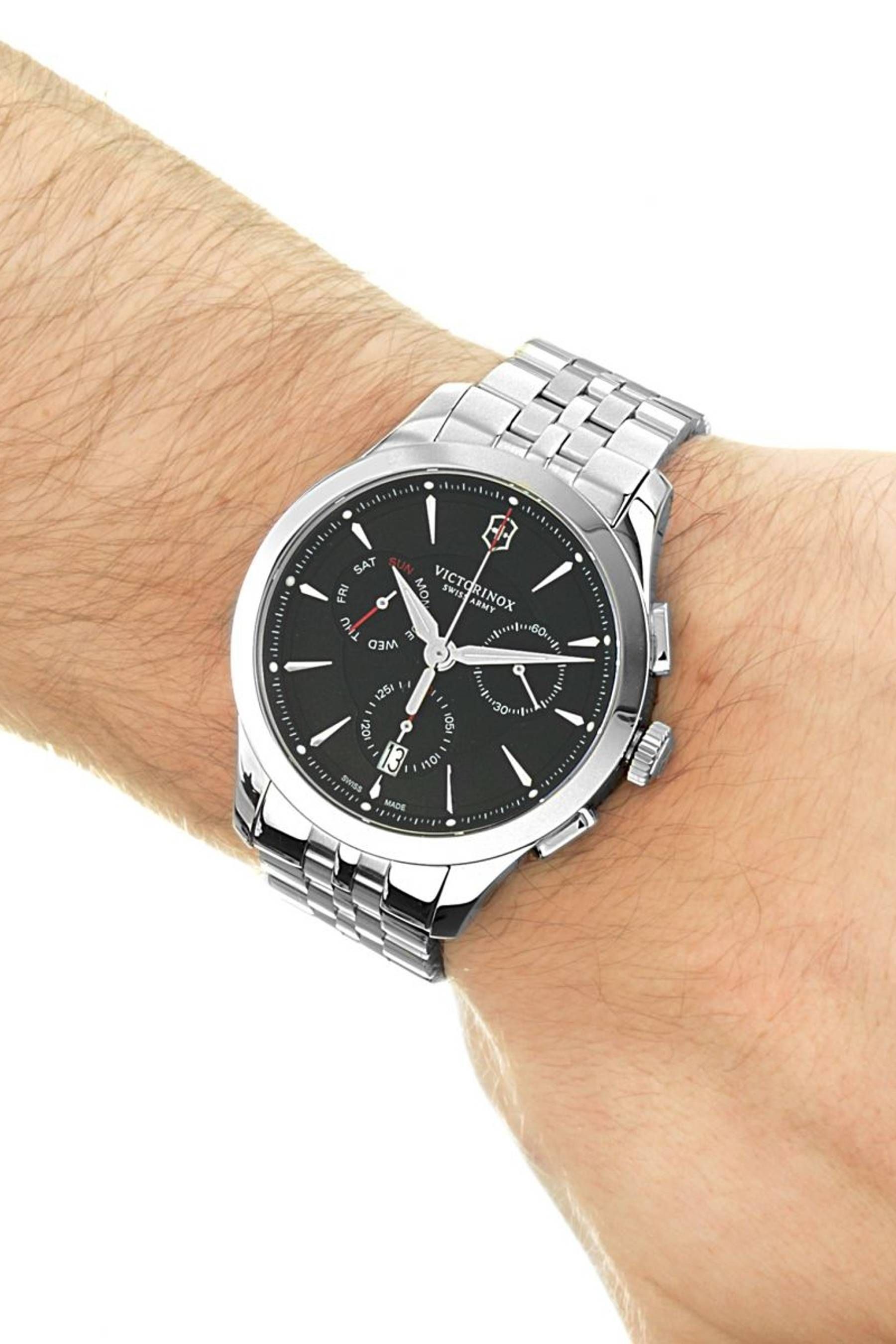 Buy Victorinox Swiss Army Gents Alliance Chrono Black Watch from