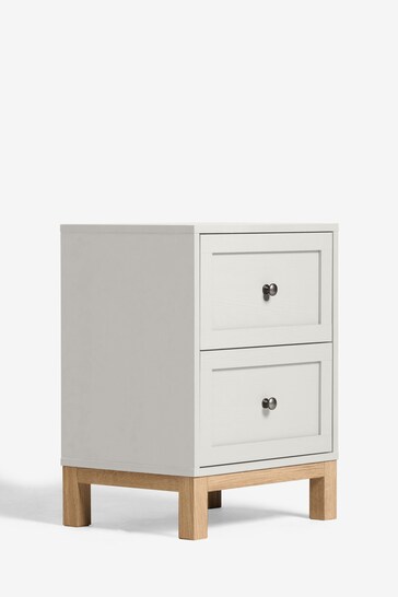 Buy Dove Grey Malvern Paint Effect 2 Drawer Bedside Table from the Next UK online shop