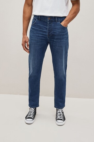 Calvin Klein Jeans Svart t-shirt med tejpade detaljer vid halsen och logga