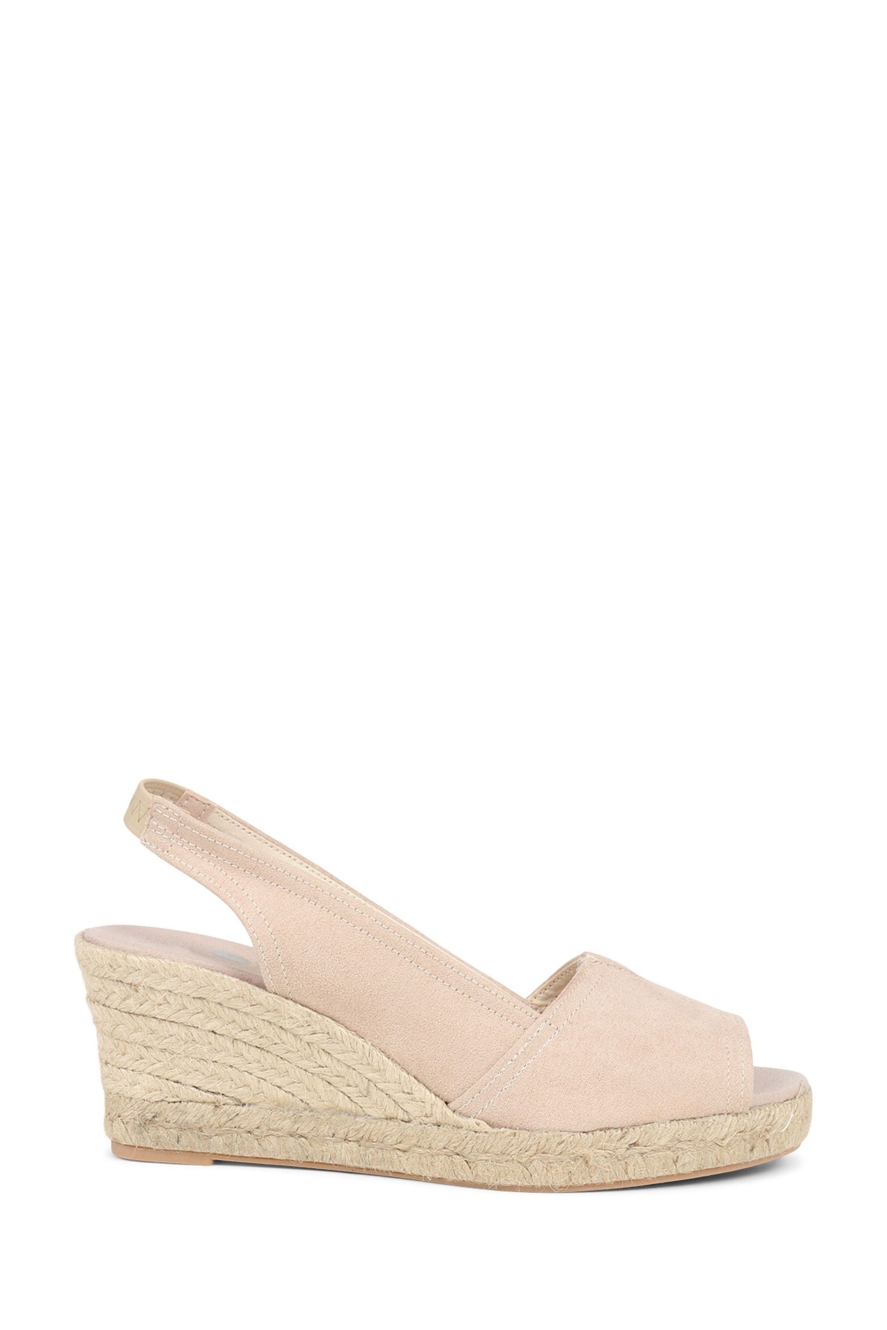 Open toe nude wedge best sale