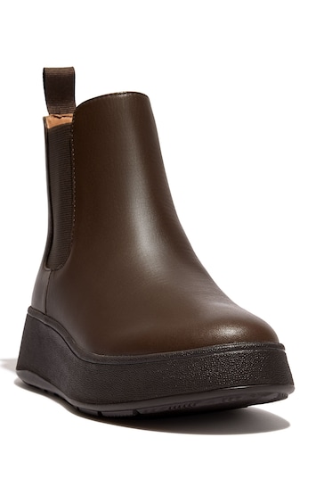FitFlop F Mode Leather Flatform Chelsea Boots