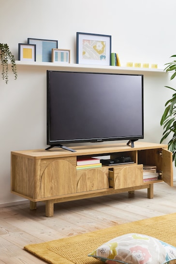 Natural Arches Mango Effect TV Unit, Up to 65 Inch