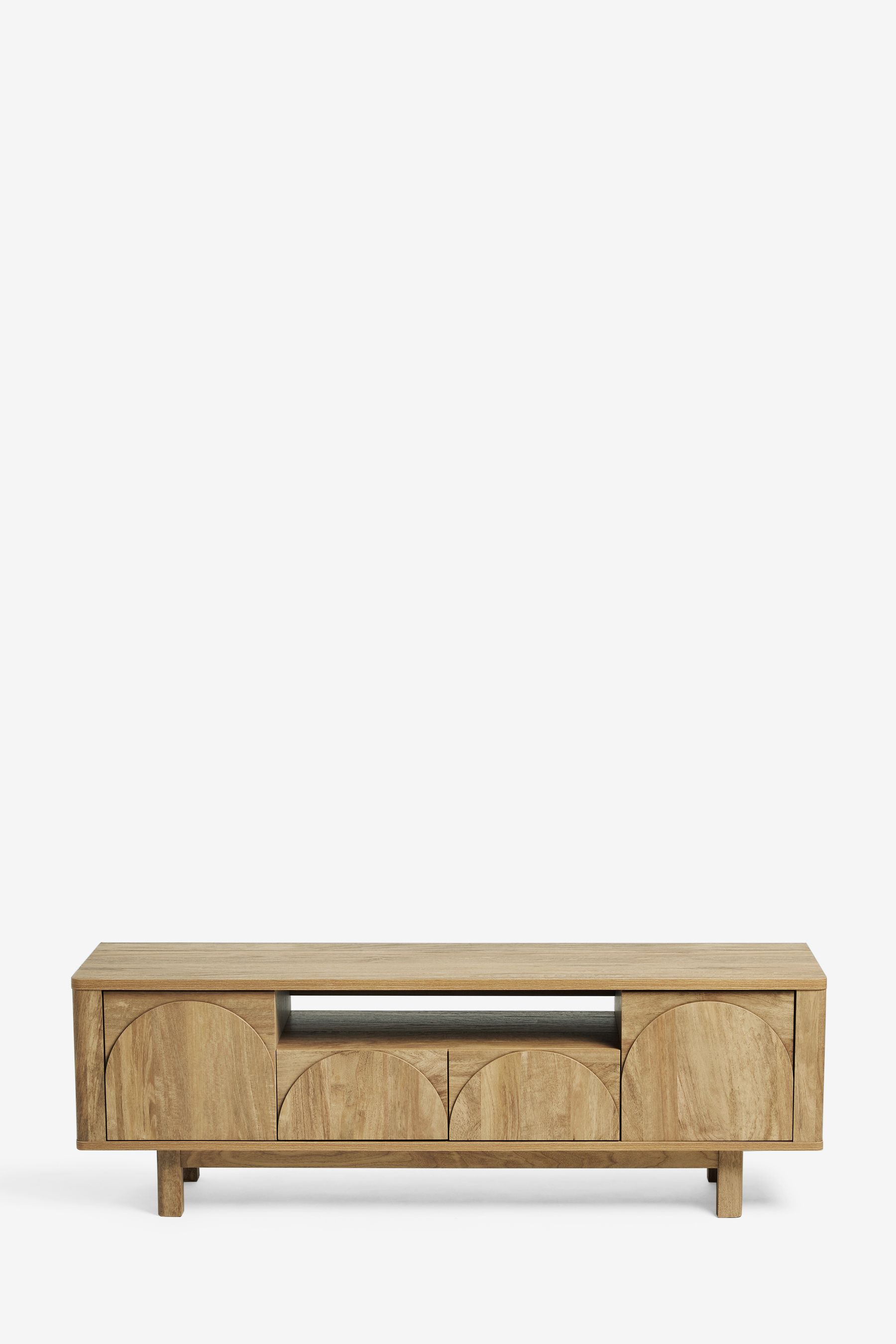 Mango wood tv store unit next
