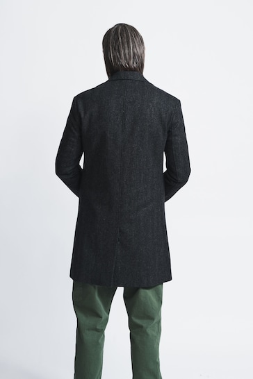 Aubin Ramsden Wool Overcoat