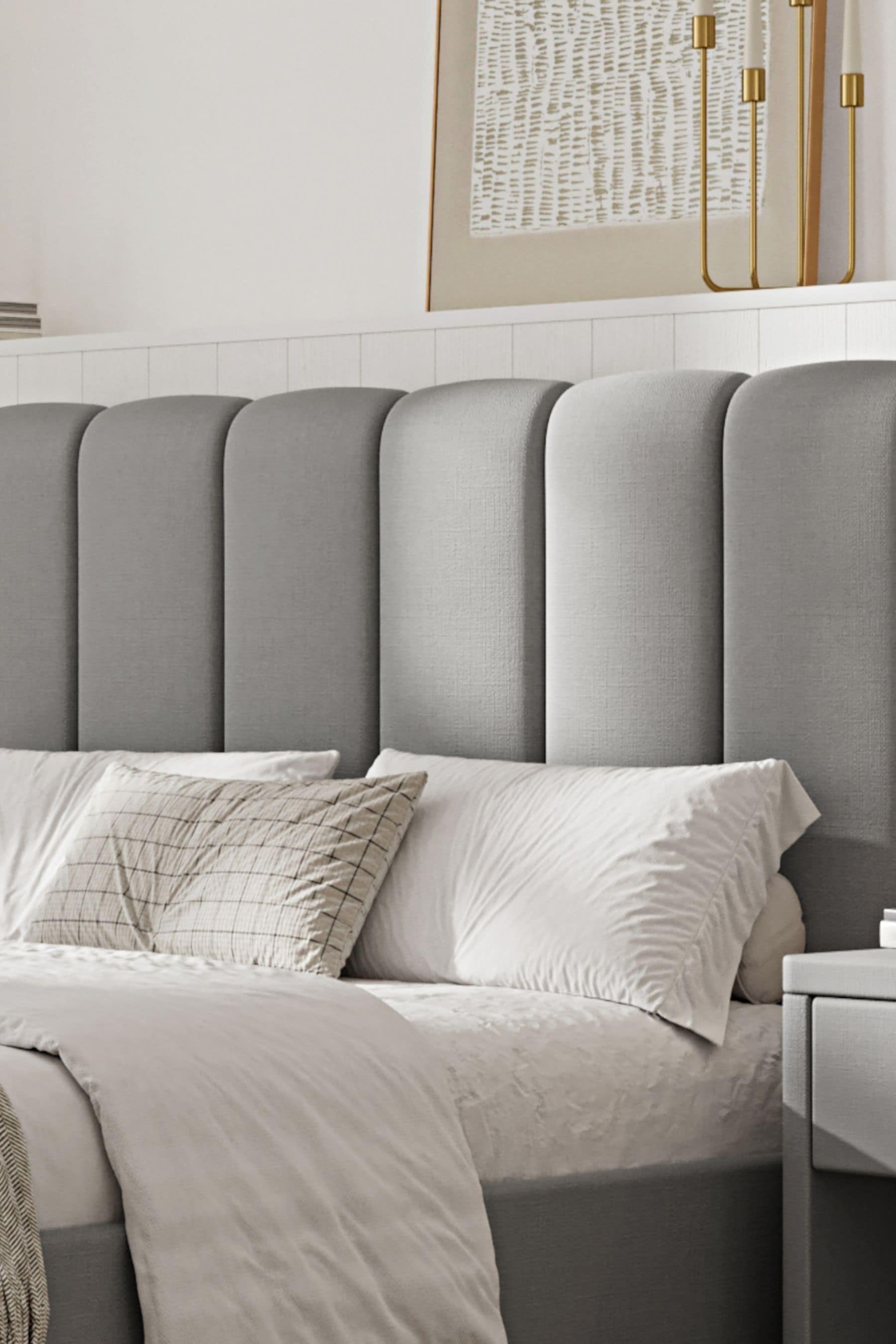 Buy time4sleep Grey Copenhagen Upholstered TV Bed from the Next UK