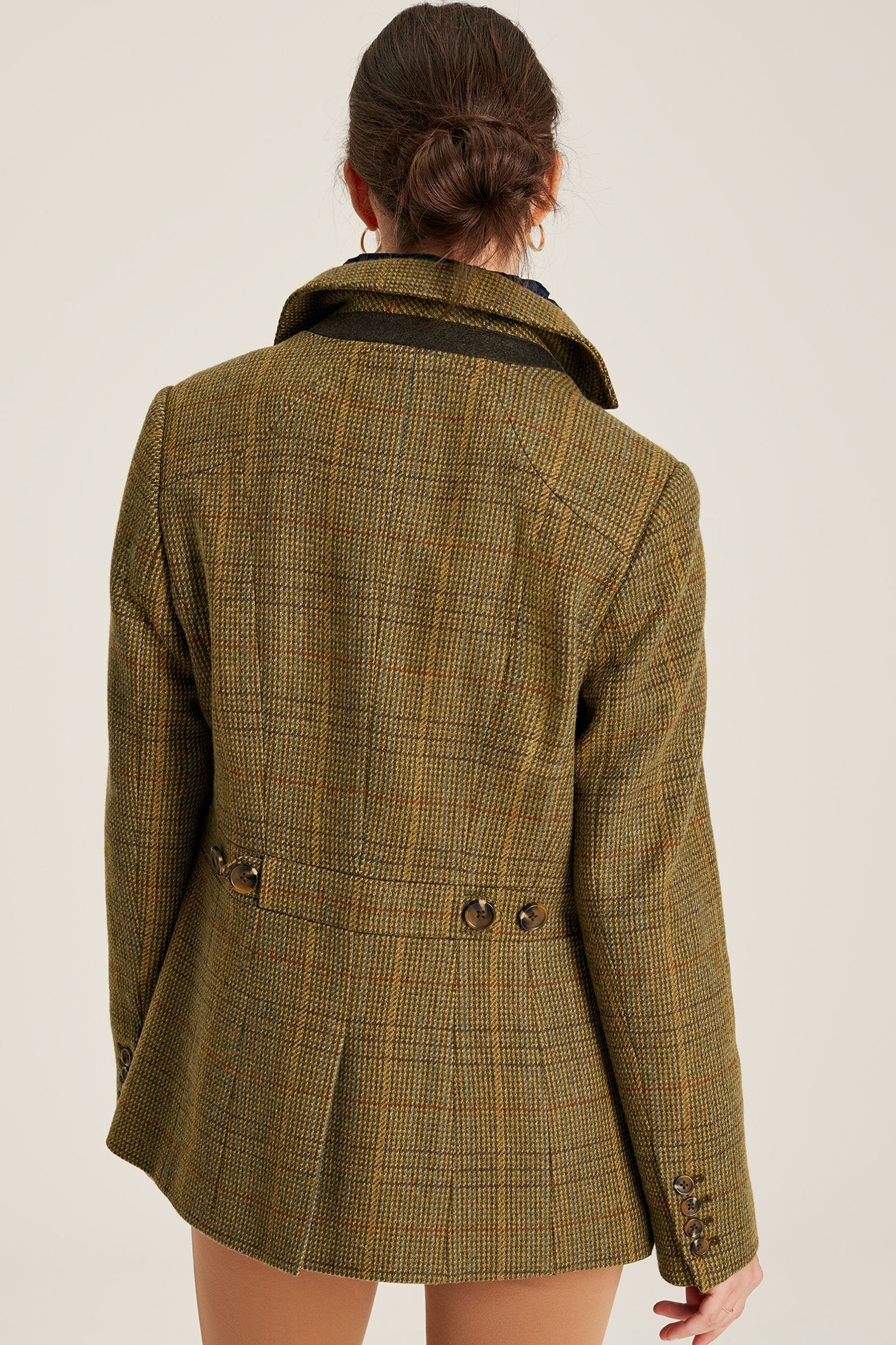 Joules Clarence Green Tweed Blazer