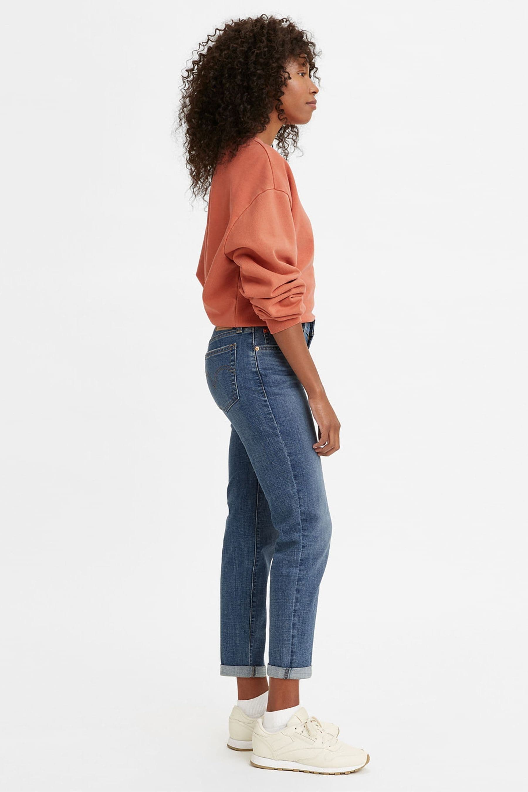 Buy Levi s Lapis Gem Mid Rise Boyfriend Jeans from the Next UK