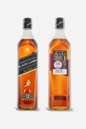 Personalised Johnnie Walker 70cl by Gifted Drinks
