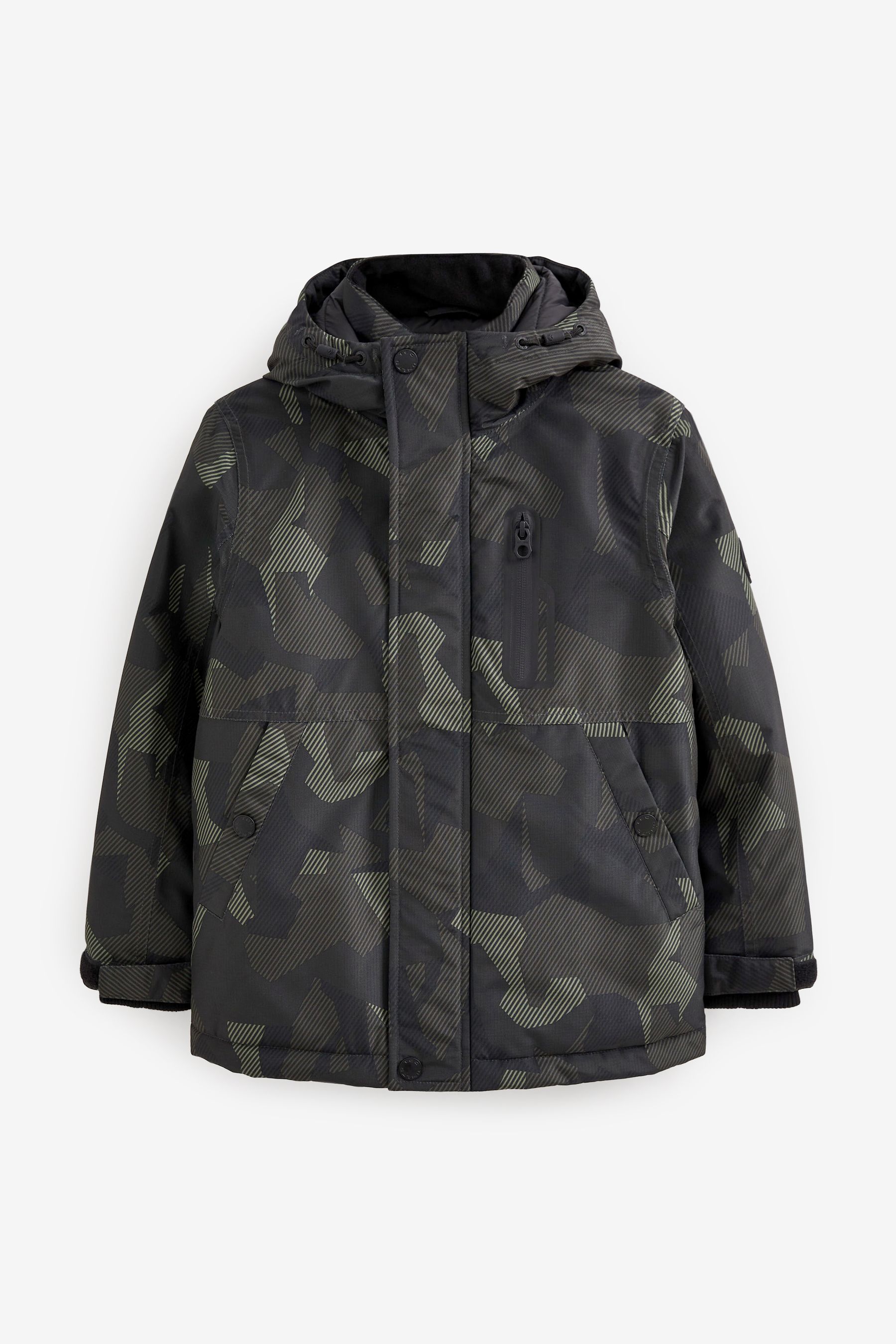 Buy Khaki Green Camo Waterproof Warm Wadded Coat 3 16yrs from